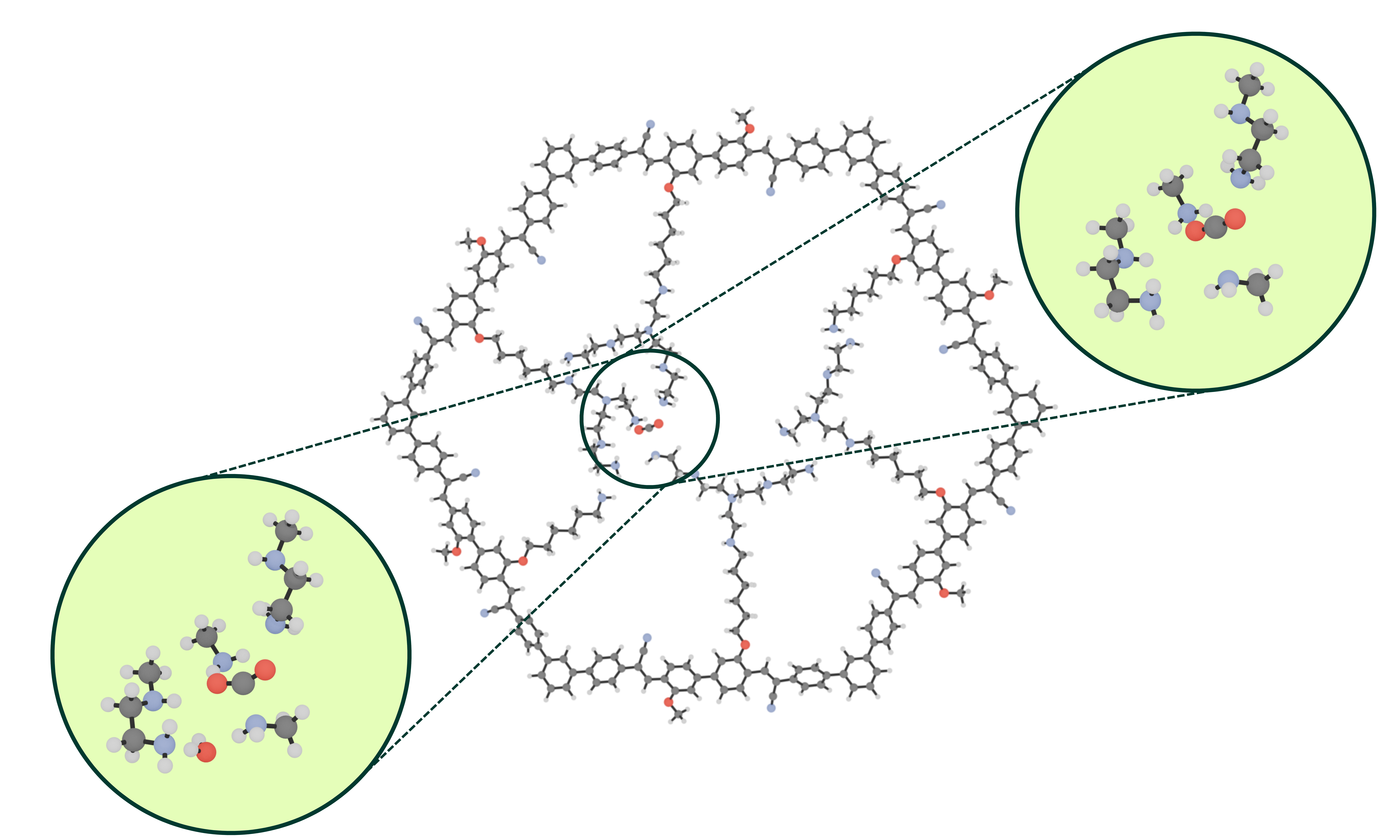 COF-999 structure with CO2
